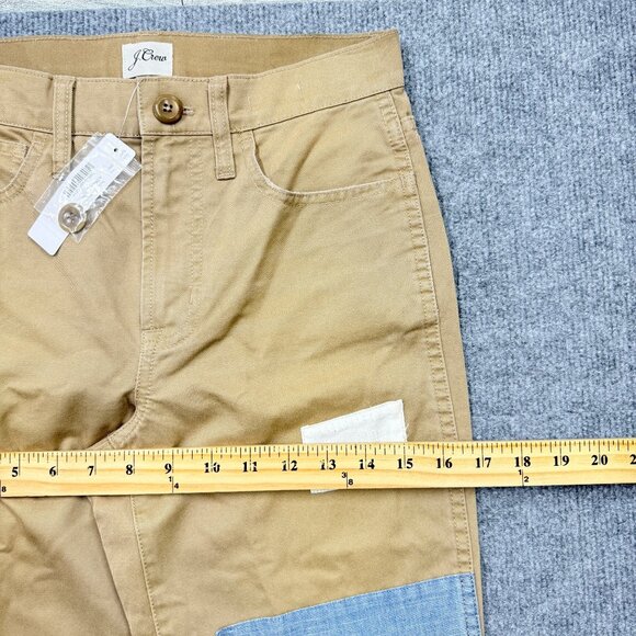 J.Crew Womens Patchwork Vintage Straight Chino Pants Size 25 NEW - Picture 14 of 14